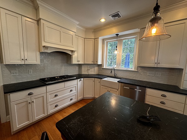 Final install on backsplash